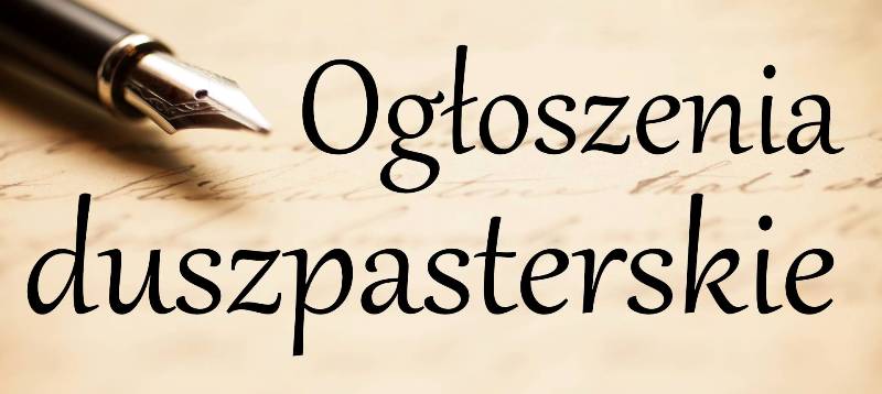 Ogłoszenia